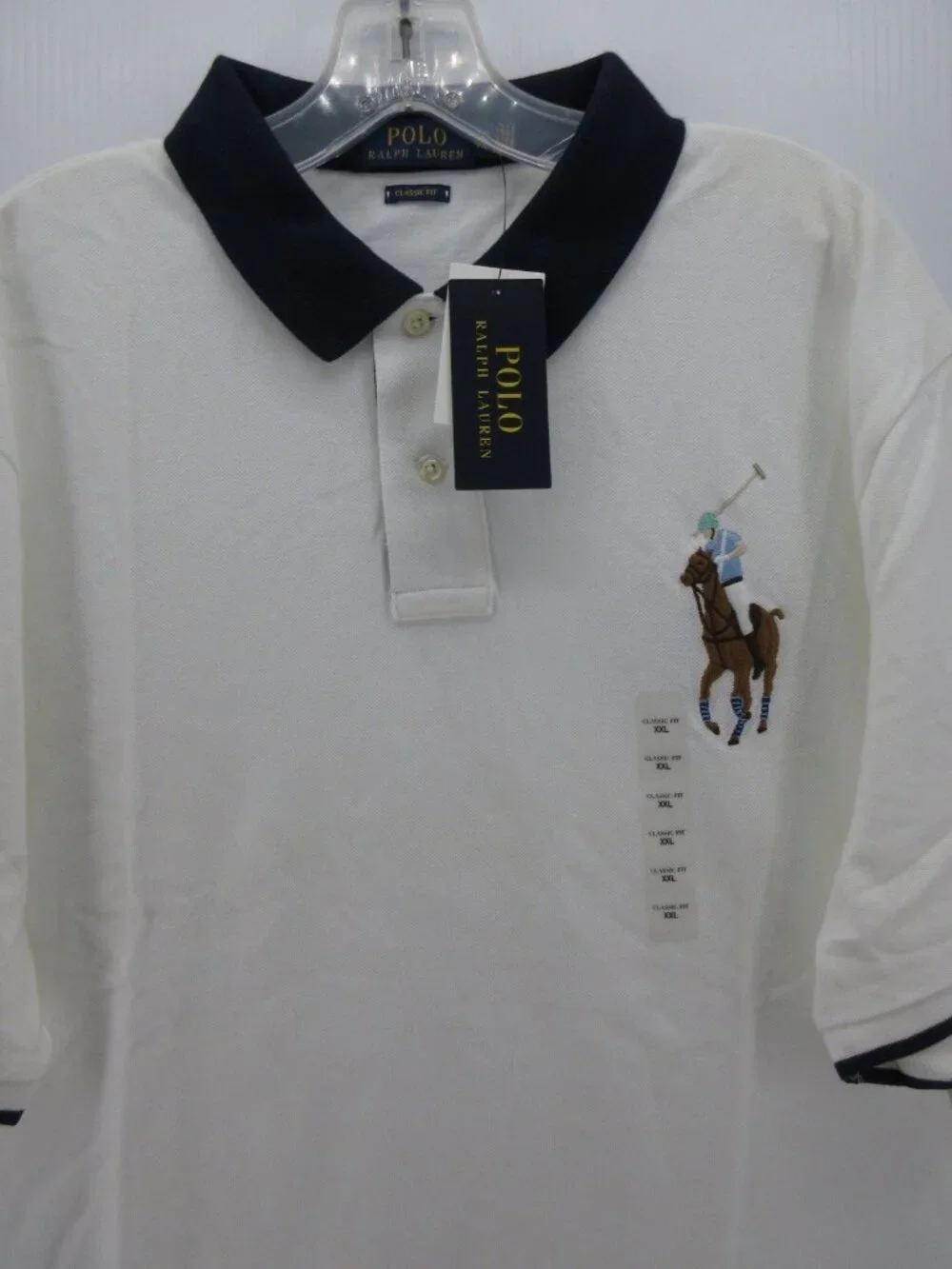 Polo Ralph Lauren Polo Shirt XXL Big Pony 3 Golf Classic Fit Pullover